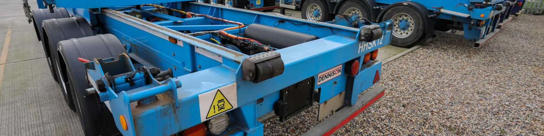 Skeletal trailers at Hewicks Haulage
