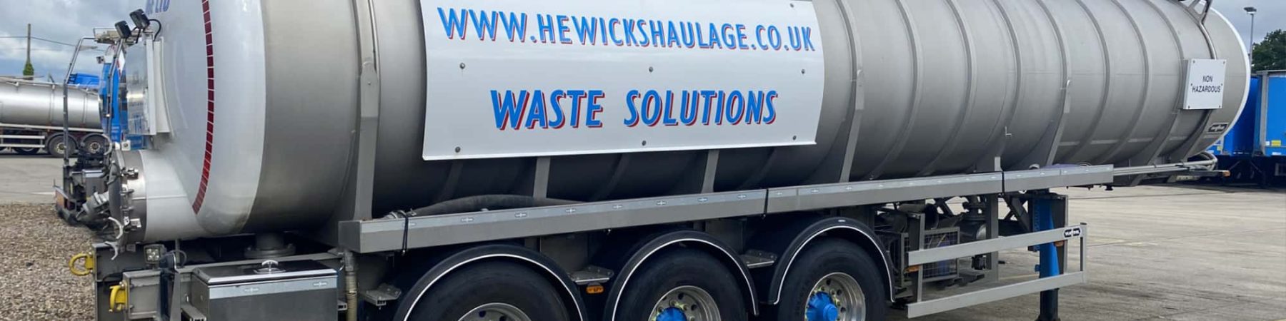 Waste liquid collection from Hewicks Haulage